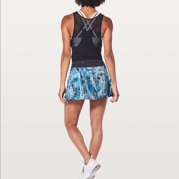 NWOT Lululemon Play Off The Pleats Skirt *13" in Sun Dazed Multi Blue - Picture 5 of 11